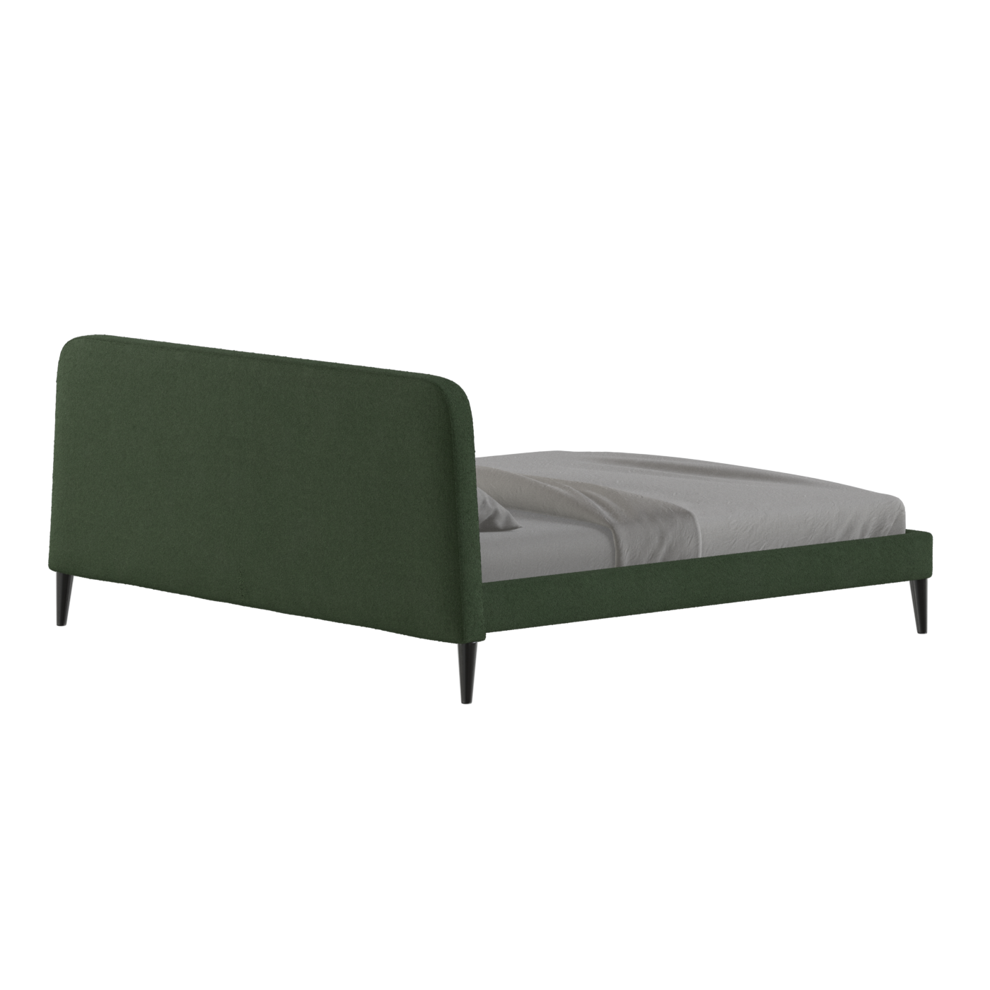 Lit double Selma avec capitonnage vertical profond