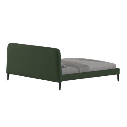 Lit double Selma avec capitonnage vertical profond