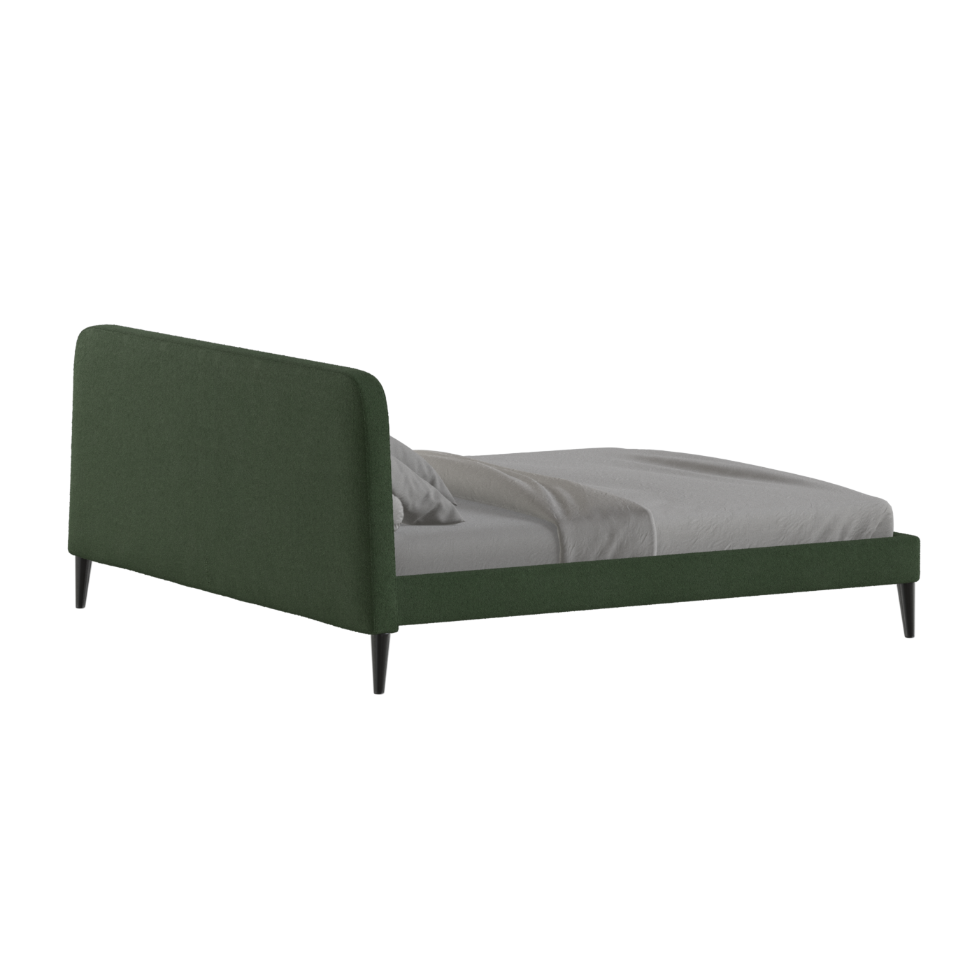 Lit double Selma avec capitonnage vertical profond