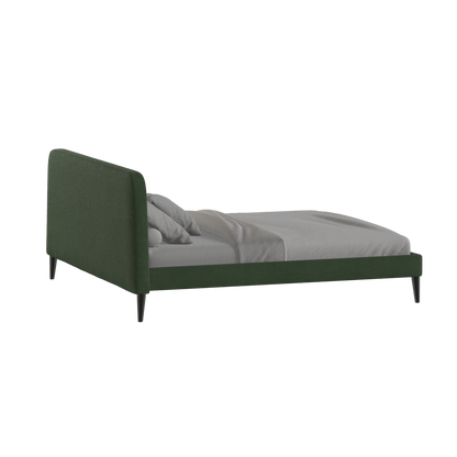 Lit double Selma avec capitonnage vertical profond