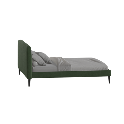 Lit double Selma avec capitonnage vertical profond