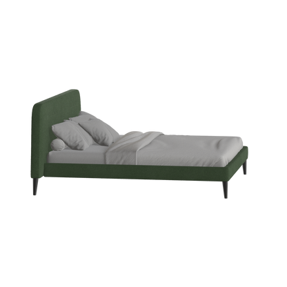 Lit double Selma avec capitonnage vertical profond