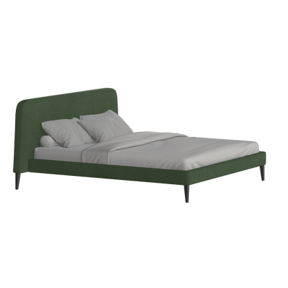 Lit double Selma avec capitonnage vertical profond