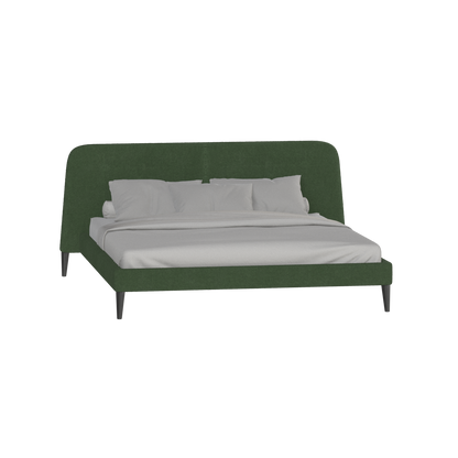 Lit double Selma avec capitonnage vertical profond
