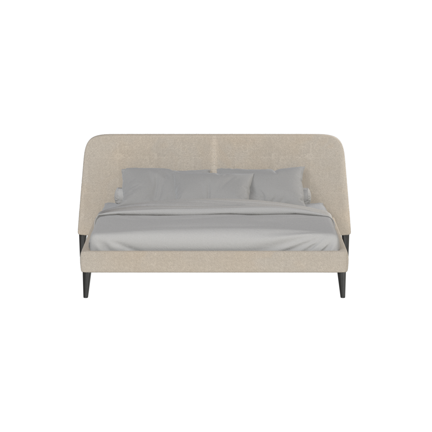 Selma Double Bed with Deep Vertical Tufting