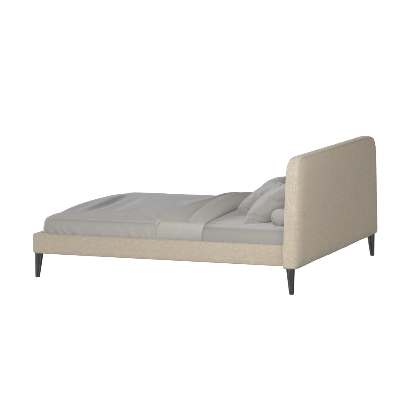 Selma Double Bed with Deep Vertical Tufting