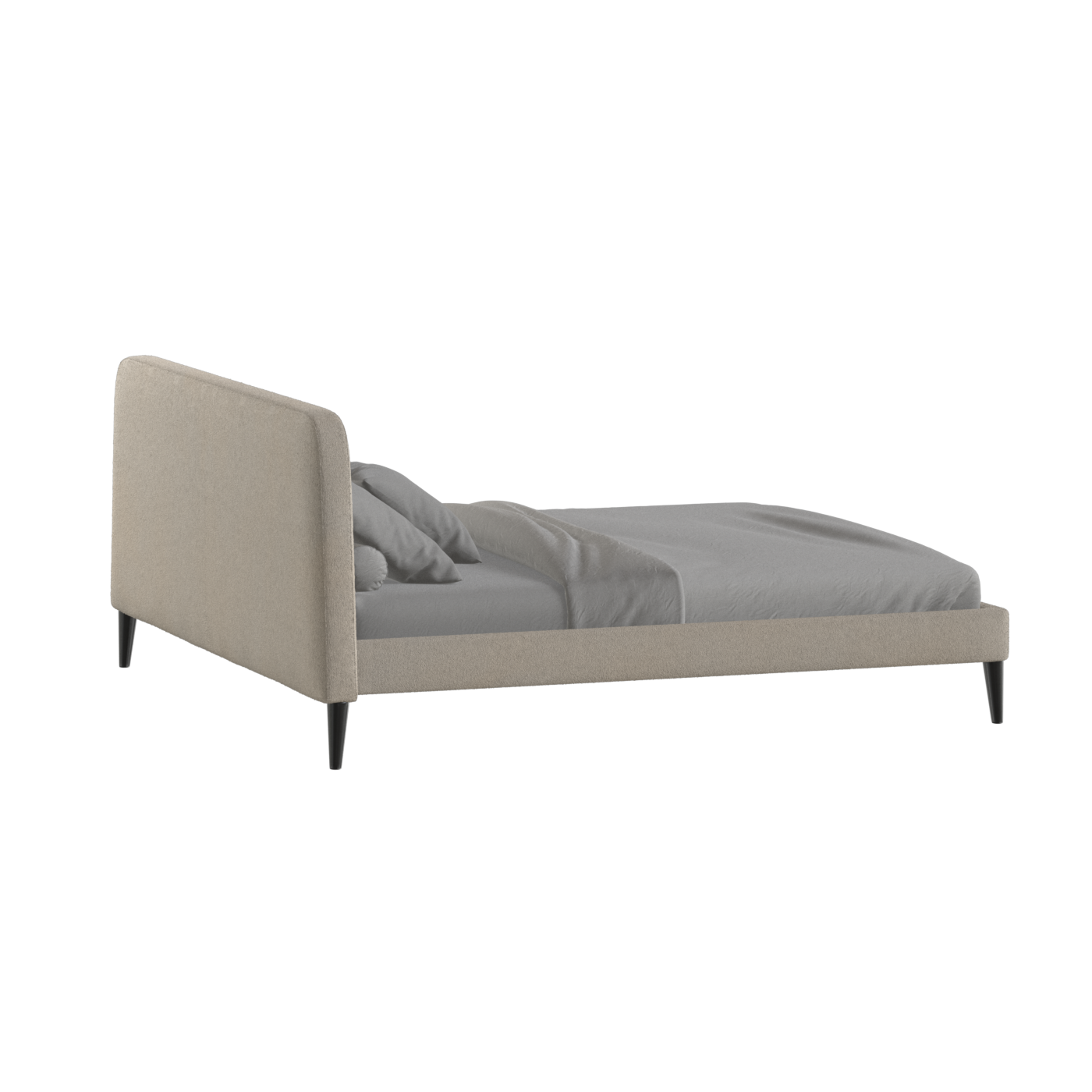 Selma Double Bed with Deep Vertical Tufting
