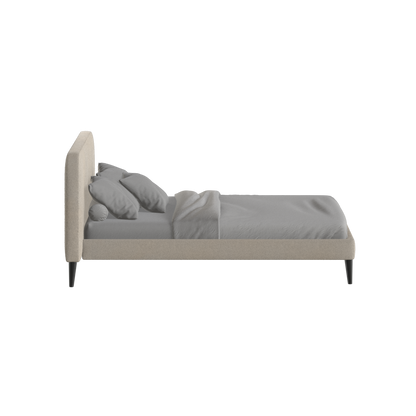 Selma Double Bed with Deep Vertical Tufting