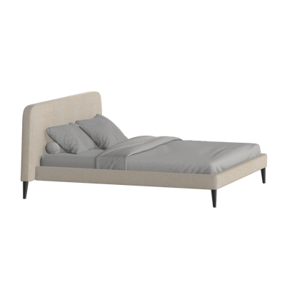 Selma Double Bed with Deep Vertical Tufting