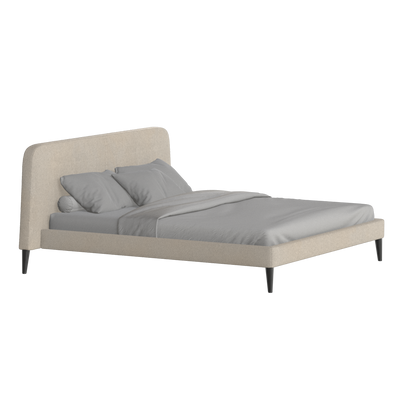 Selma Double Bed with Deep Vertical Tufting