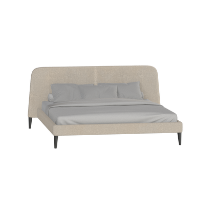 Selma Double Bed with Deep Vertical Tufting