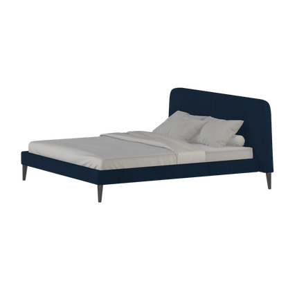 Selma Double Bed with Deep Vertical Tufting