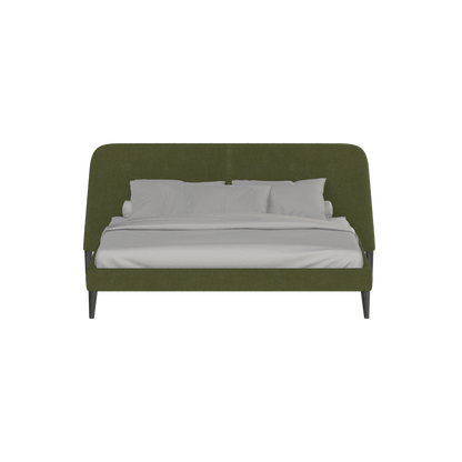 Lit double Selma avec capitonnage vertical profond