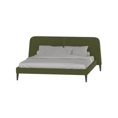 Lit double Selma avec capitonnage vertical profond
