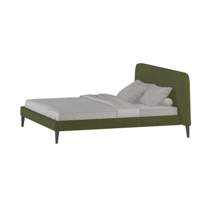 Lit double Selma avec capitonnage vertical profond