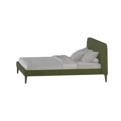 Lit double Selma avec capitonnage vertical profond