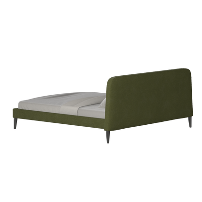 Lit double Selma avec capitonnage vertical profond