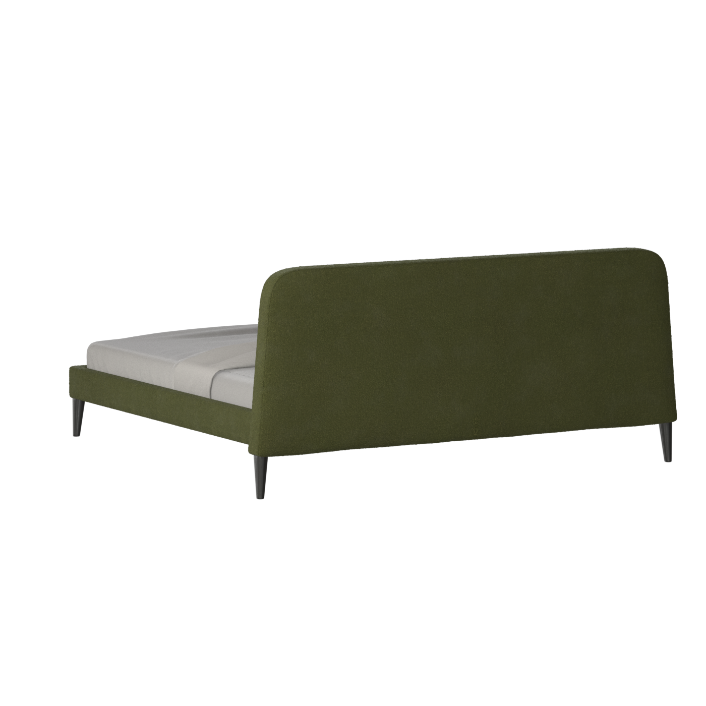 Lit double Selma avec capitonnage vertical profond