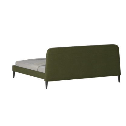 Lit double Selma avec capitonnage vertical profond