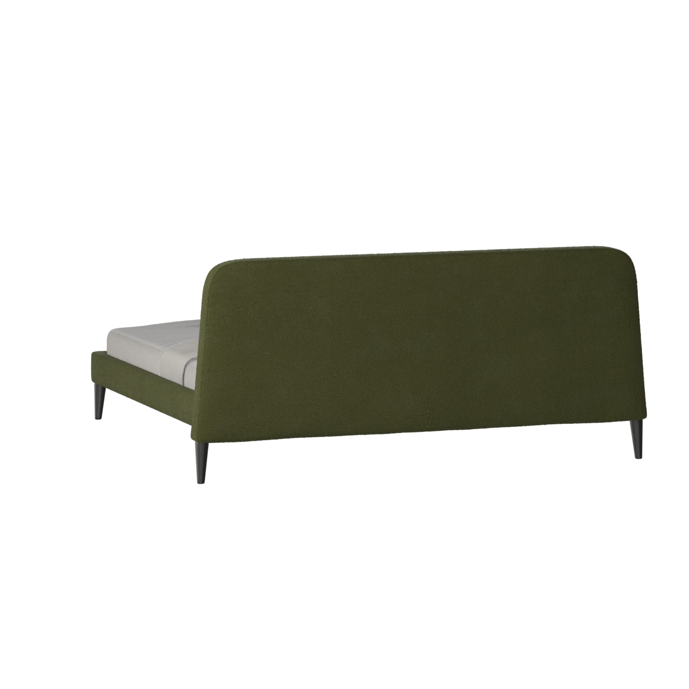 Lit double Selma avec capitonnage vertical profond