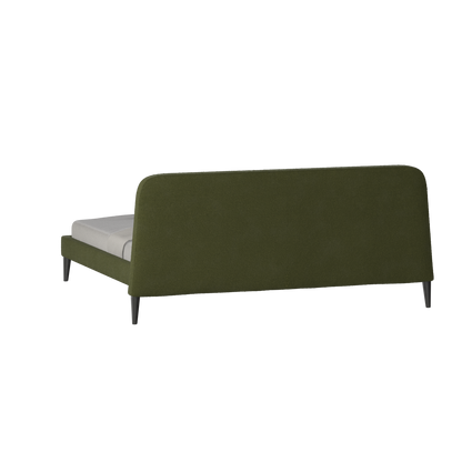 Lit double Selma avec capitonnage vertical profond