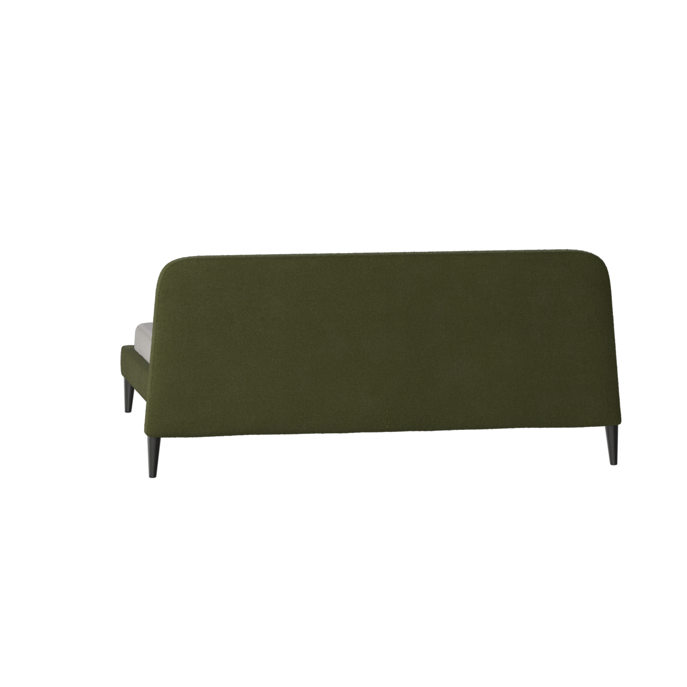 Lit double Selma avec capitonnage vertical profond