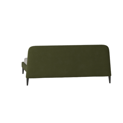 Lit double Selma avec capitonnage vertical profond