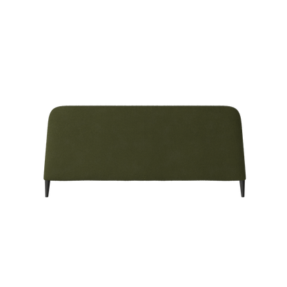Lit double Selma avec capitonnage vertical profond