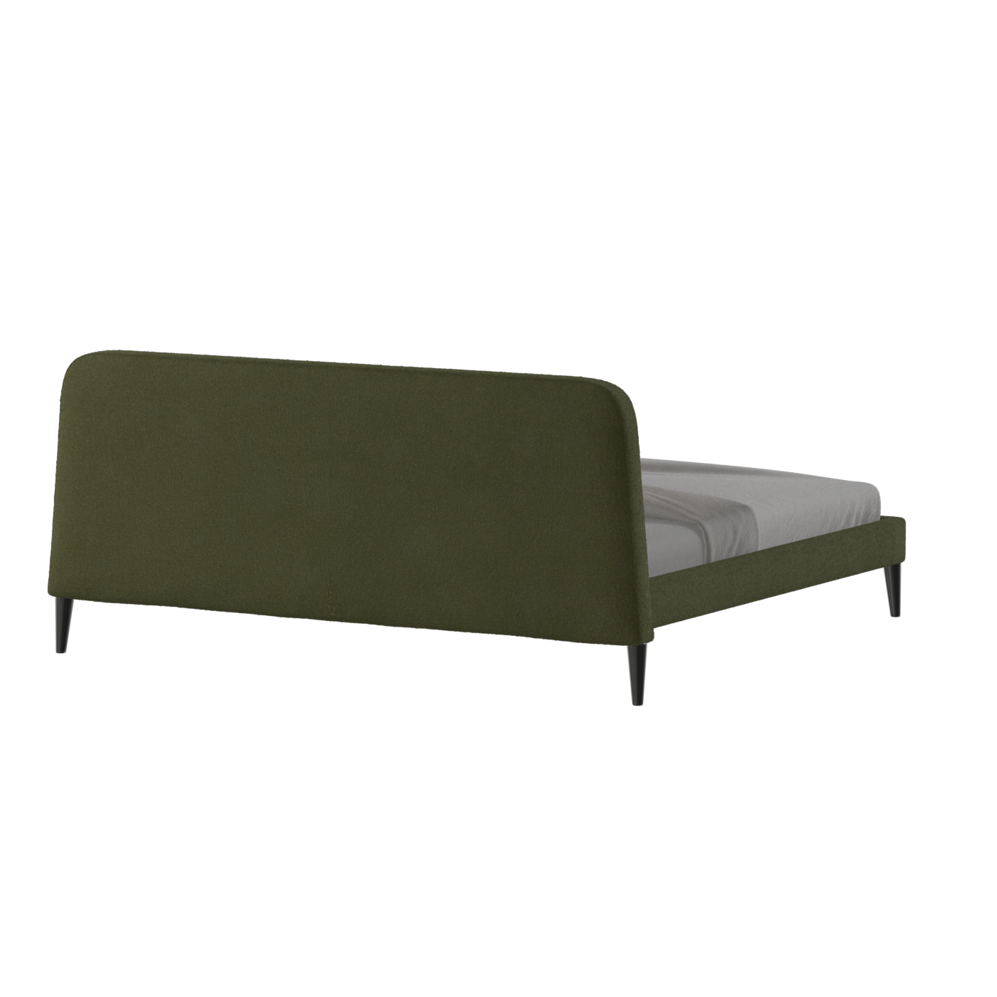 Lit double Selma avec capitonnage vertical profond