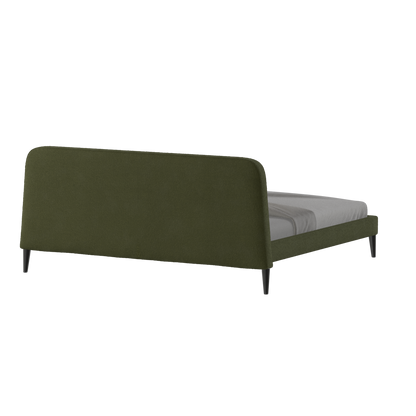 Lit double Selma avec capitonnage vertical profond