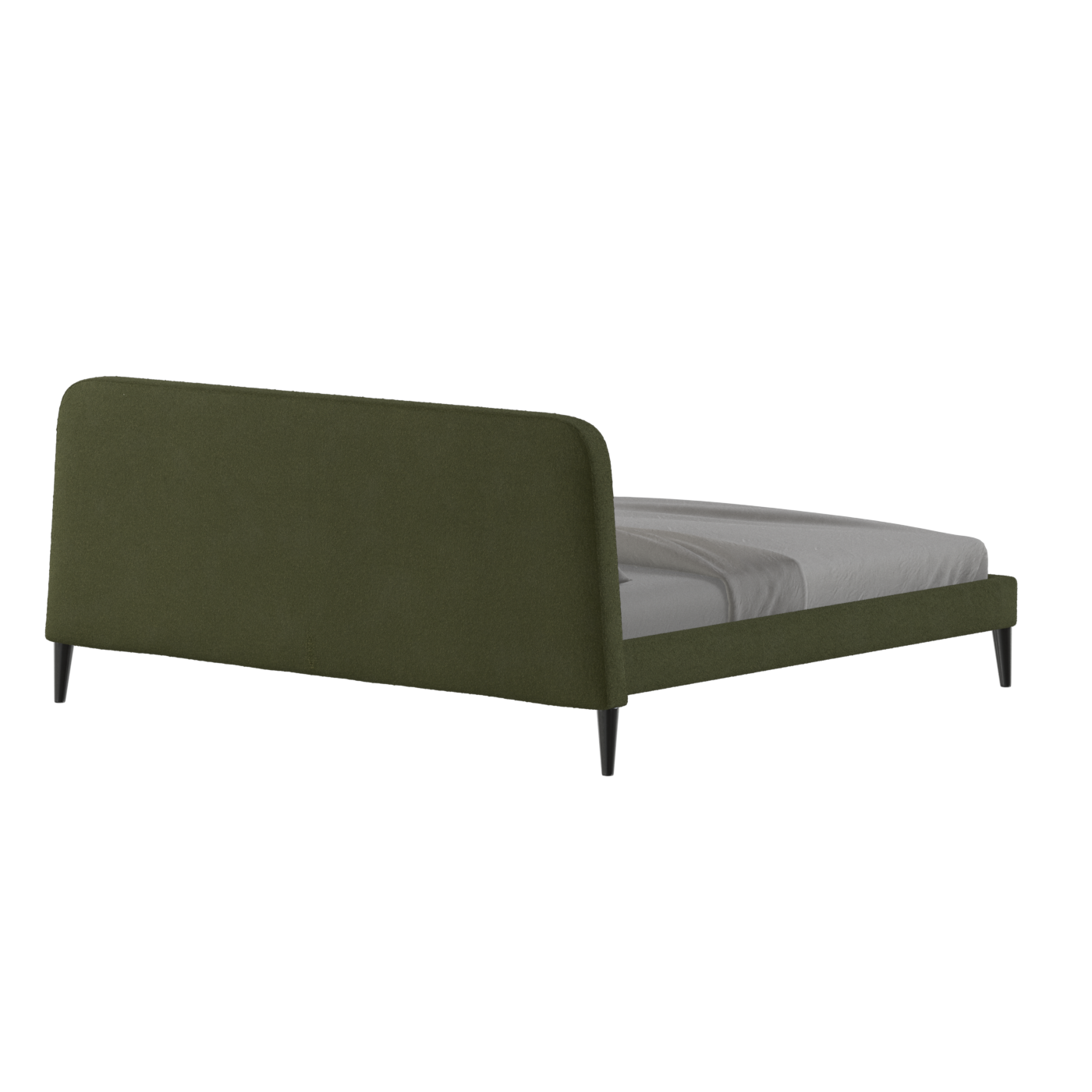 Lit double Selma avec capitonnage vertical profond
