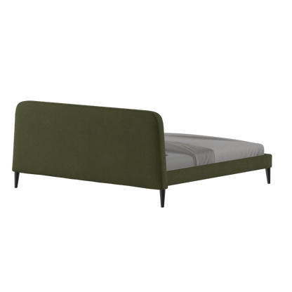 Lit double Selma avec capitonnage vertical profond