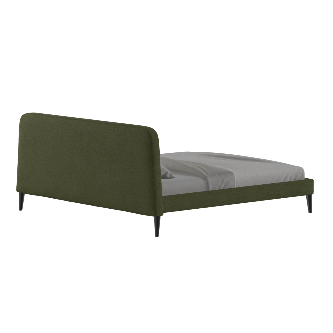 Lit double Selma avec capitonnage vertical profond