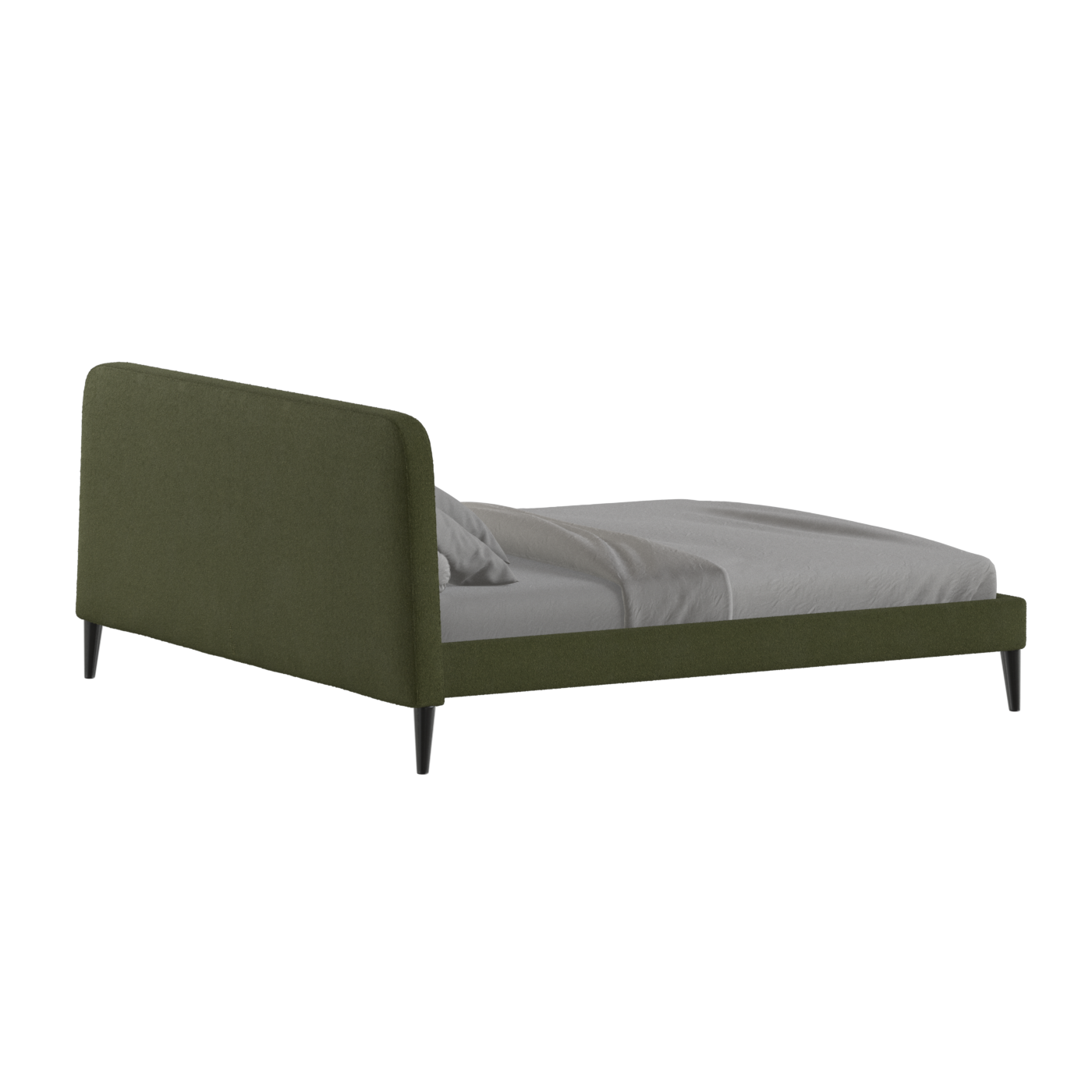 Lit double Selma avec capitonnage vertical profond