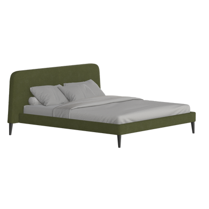 Lit double Selma avec capitonnage vertical profond