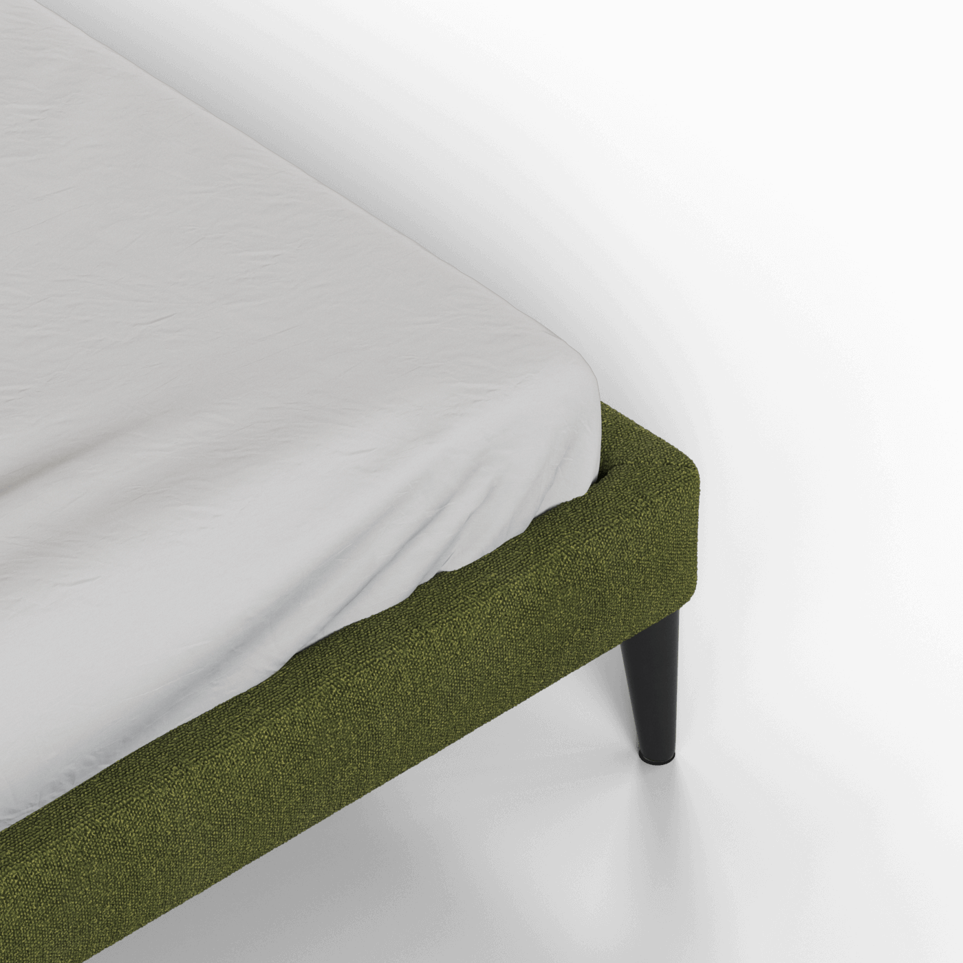 Lit double Selma avec capitonnage vertical profond
