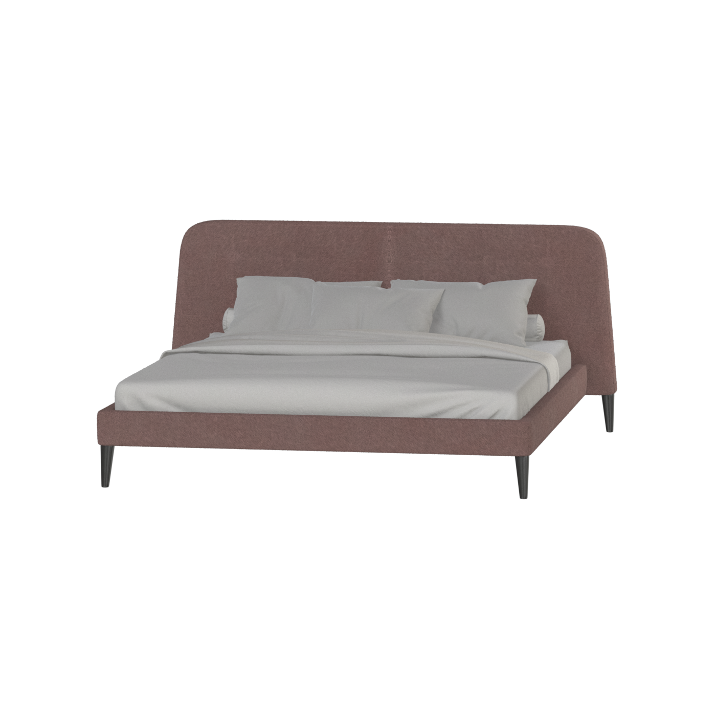 Selma Double Bed with Deep Vertical Tufting