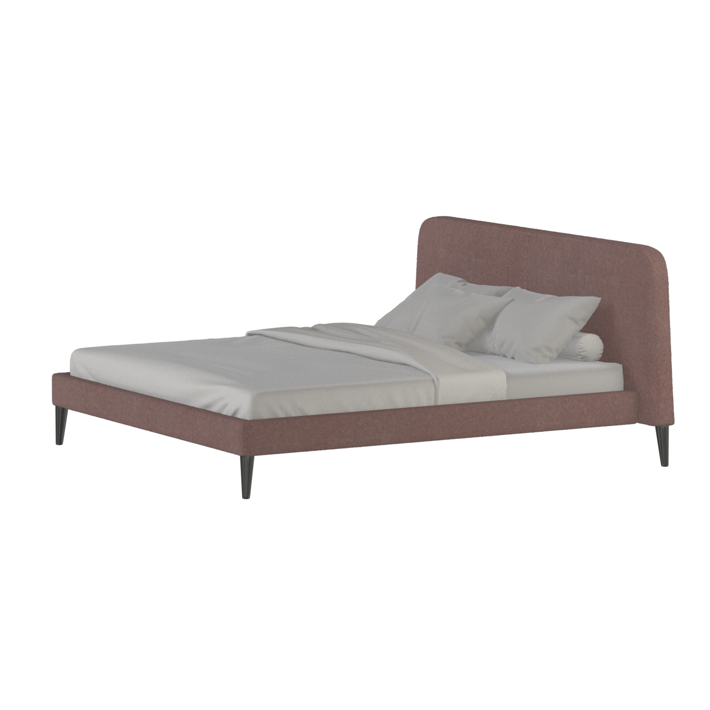 Selma Double Bed with Deep Vertical Tufting