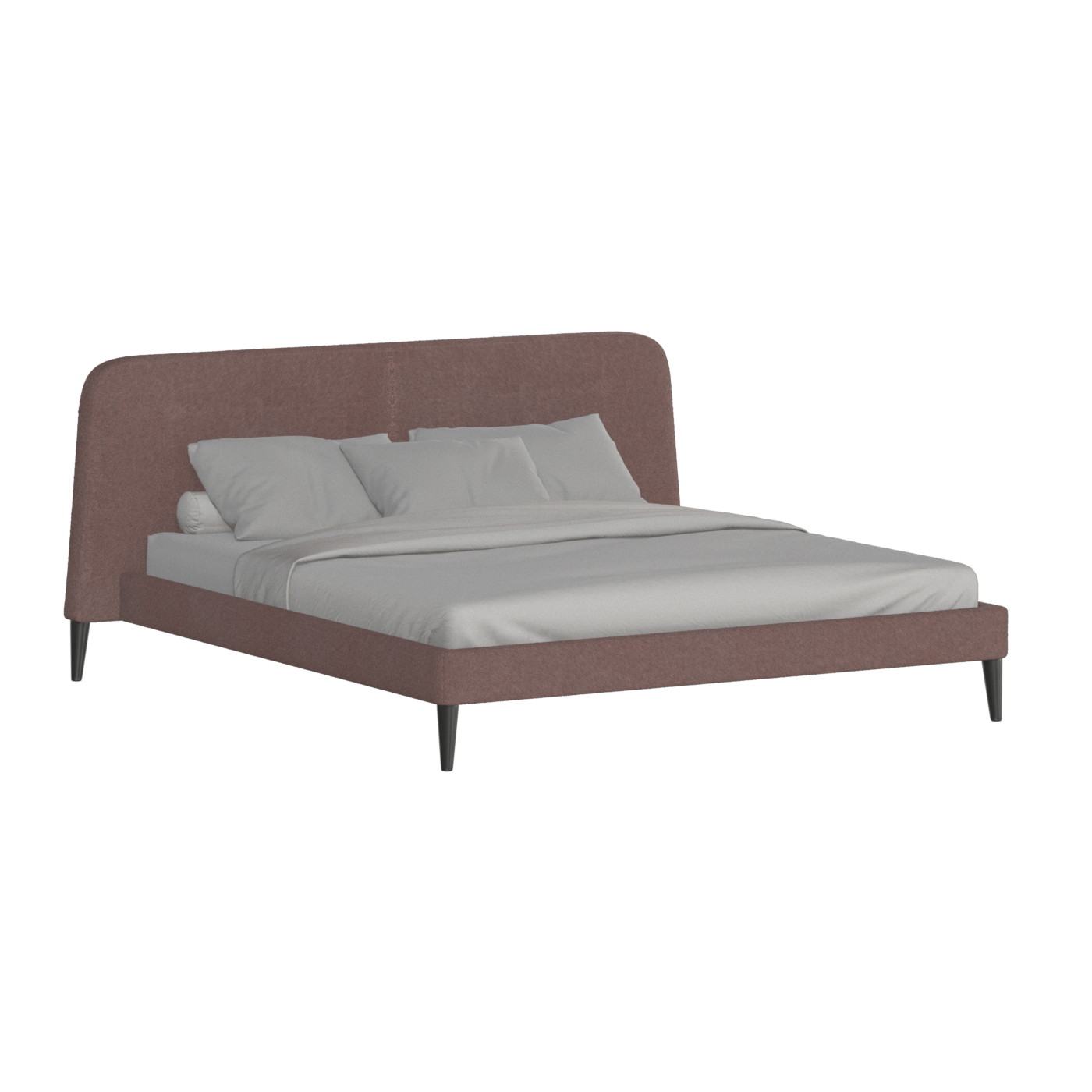 Selma Double Bed with Deep Vertical Tufting
