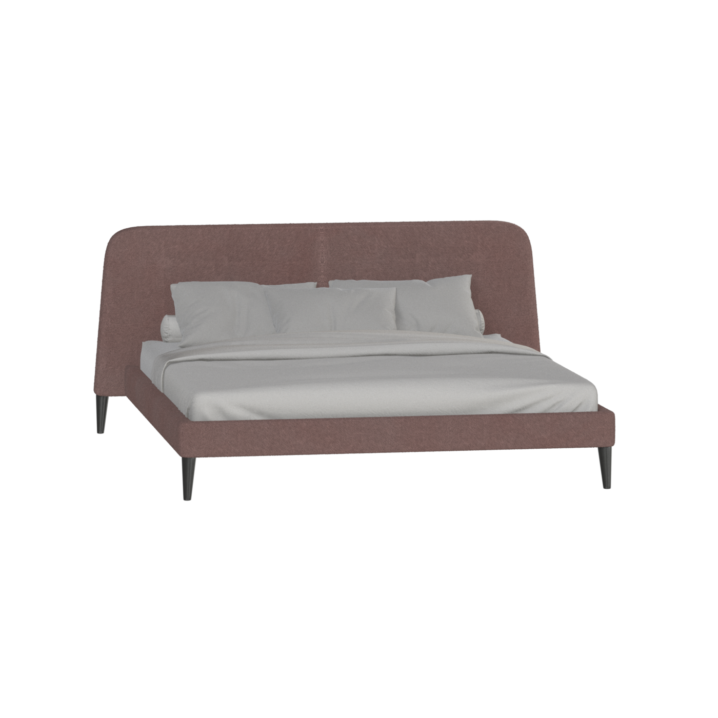 Selma Double Bed with Deep Vertical Tufting