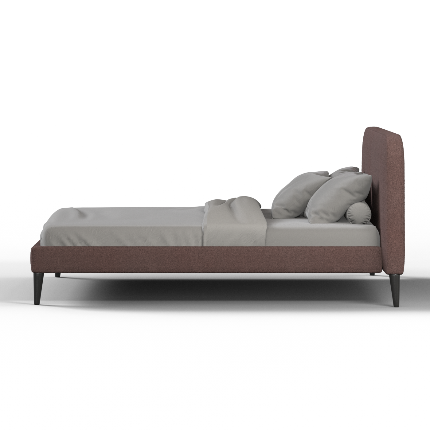 Selma Double Bed with Deep Vertical Tufting