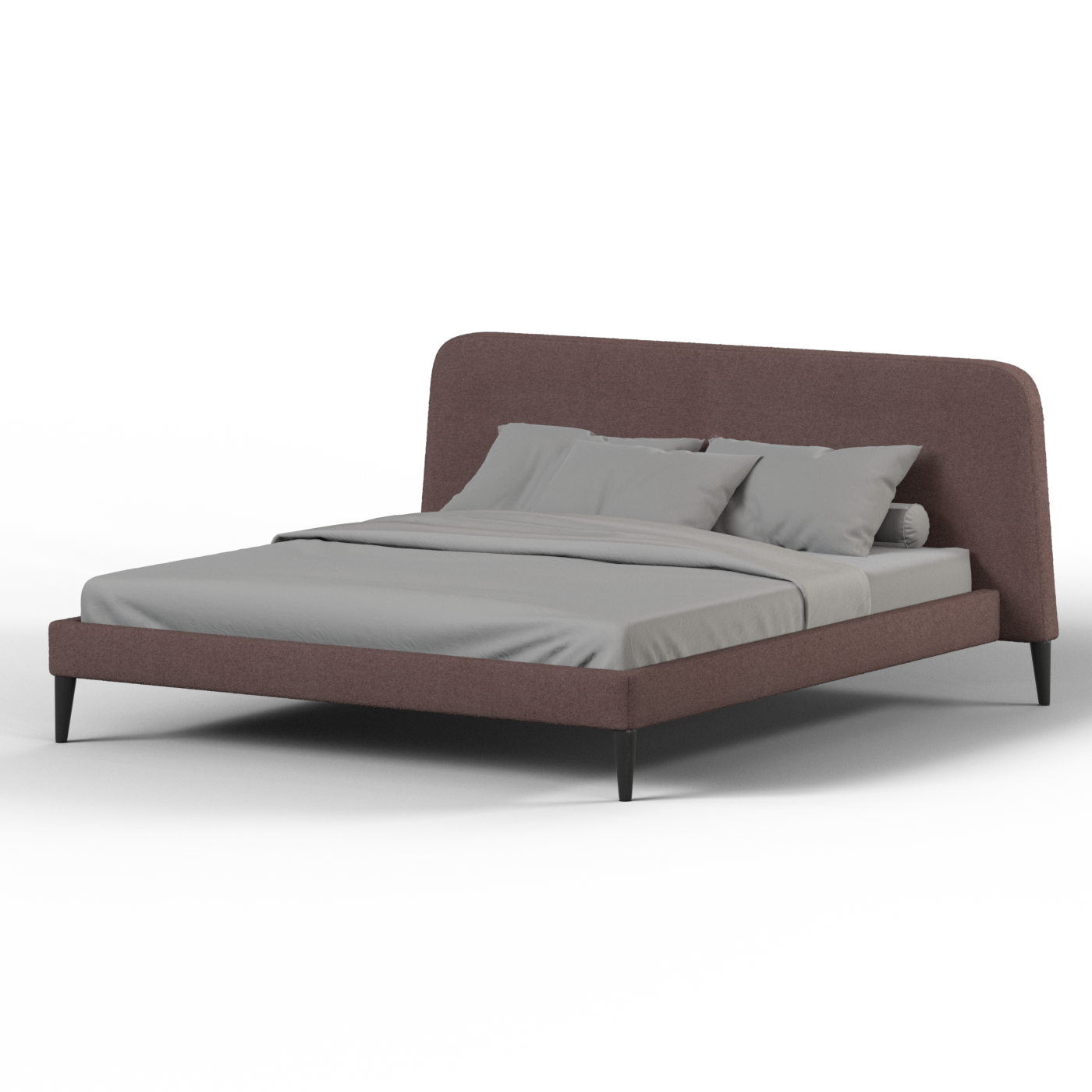 Selma Double Bed with Deep Vertical Tufting