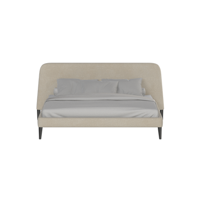 Lit double Selma avec capitonnage vertical profond