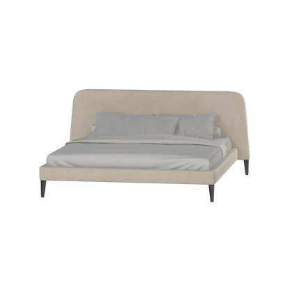 Lit double Selma avec capitonnage vertical profond