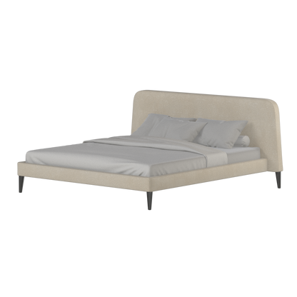 Lit double Selma avec capitonnage vertical profond
