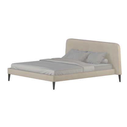 Lit double Selma avec capitonnage vertical profond
