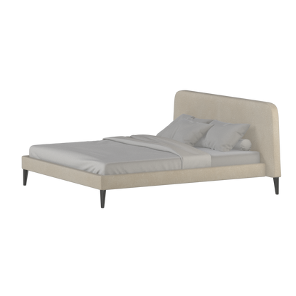 Lit double Selma avec capitonnage vertical profond