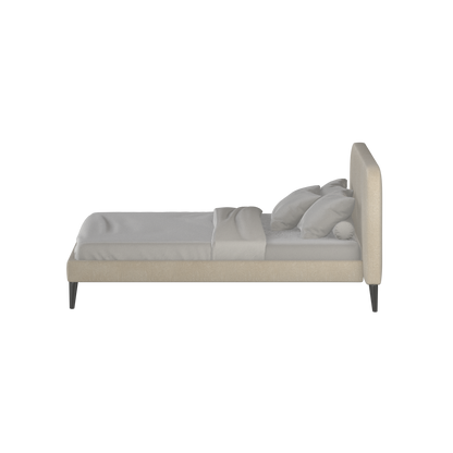 Lit double Selma avec capitonnage vertical profond