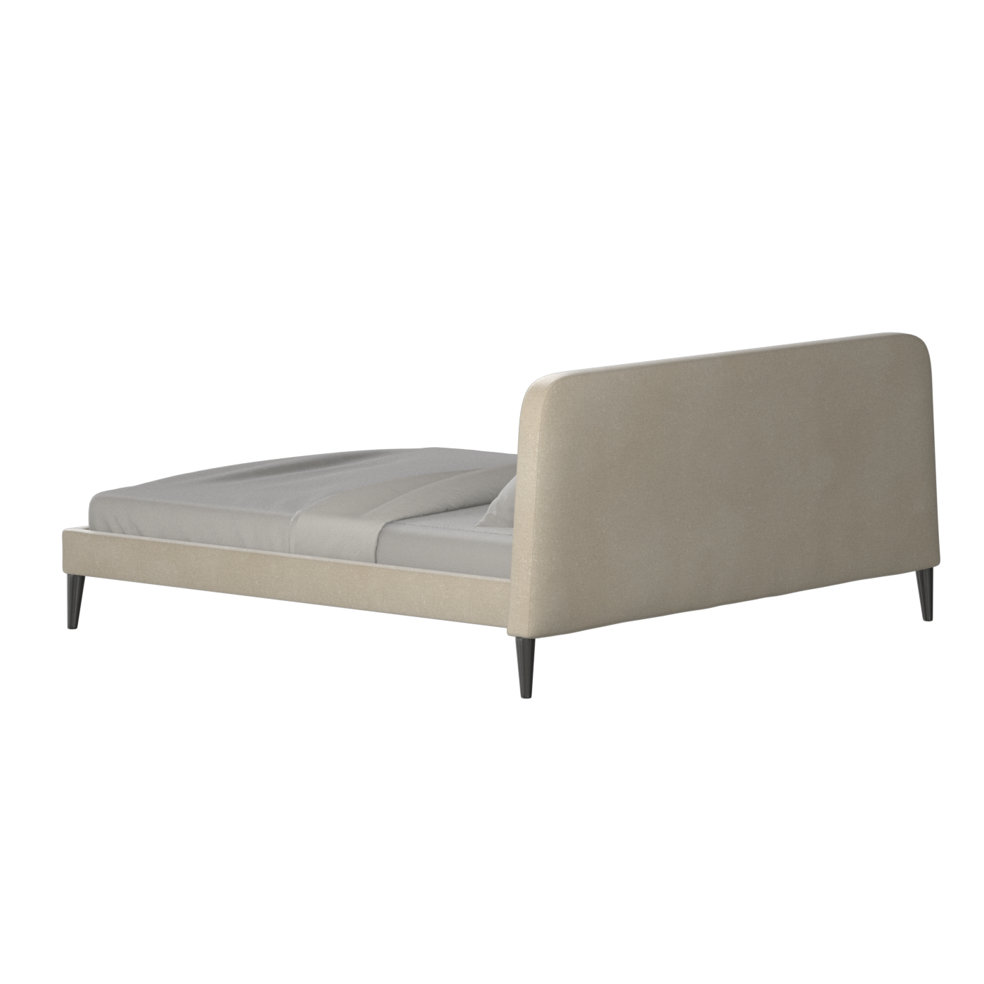 Lit double Selma avec capitonnage vertical profond