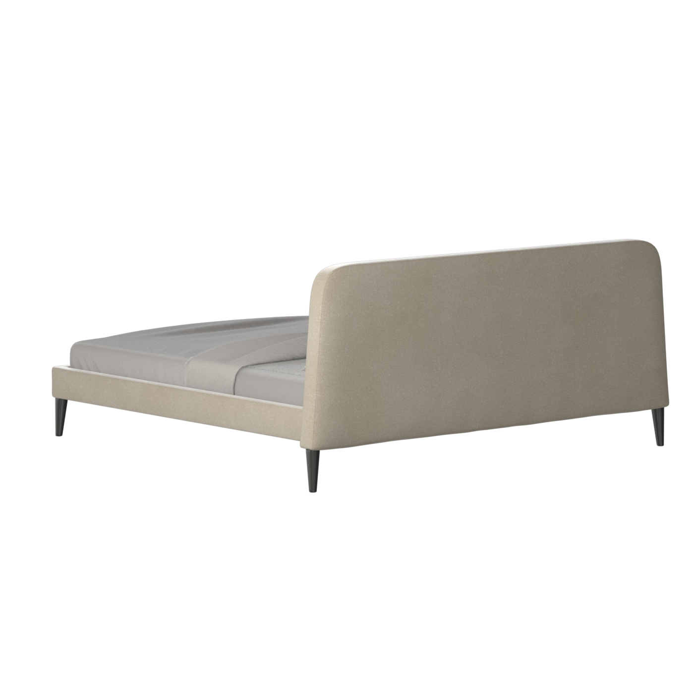 Lit double Selma avec capitonnage vertical profond
